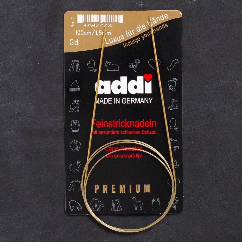 Addi 1,5mm 100cm Misinalı Şiş - 714-7 - Hobium